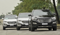 Hyundai Thành Công khuyến mại 3 mẫu xe SantaFe, Avante và Elantra